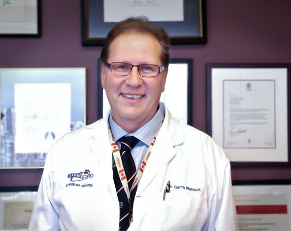 Distinguished Clinical Science Researcher – Dr. Garth Warnock